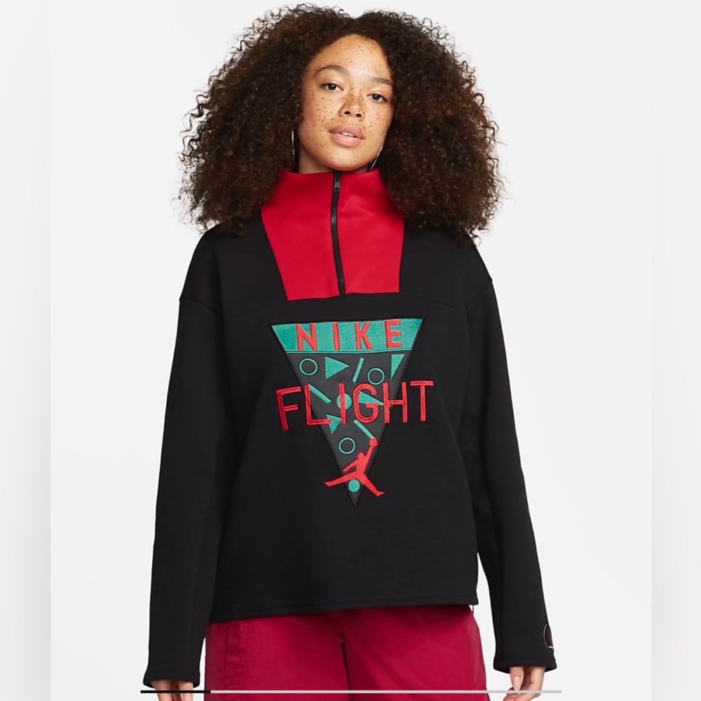Jordan x Nina Chanel Abney Funnel Neck Top